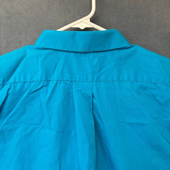 Alexander Julian Colours 2XLT Shirt Button Down Blue Single Needle Tailoring - Picture 7 of 7